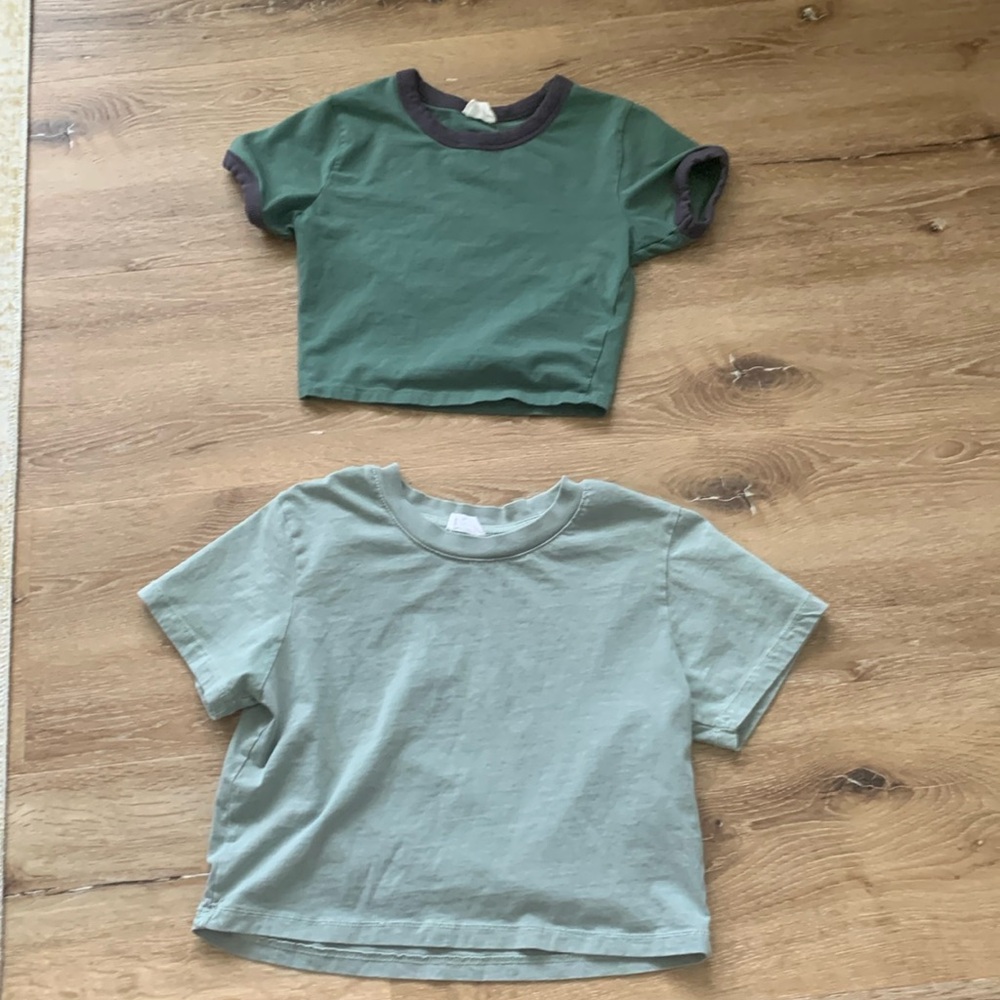 Cotton on womens crop tops. . Two tops. Great condition size XS